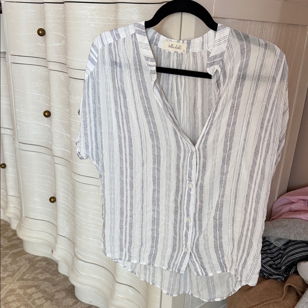 Striped Button-Up Top - image 2